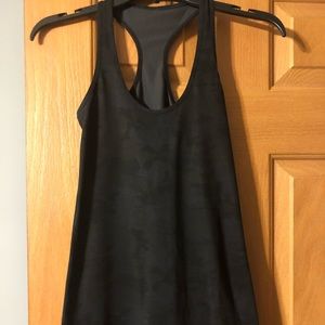Black camo lululemon razor back tank